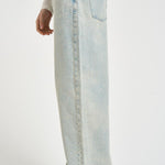 Jeans uomo wide leg in denim chiaro M26100008 PALECLOUD SAMSØE SAMSØE 