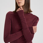 Abito lungo asimmetrico donna T180129A ROUGENOIR THE ANDAMANE 
