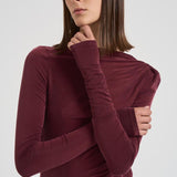 Abito lungo asimmetrico donna T180129A ROUGENOIR THE ANDAMANE 