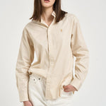 Camicia donna a righe giallo pastello 211910743 505 RALPH LAUREN 