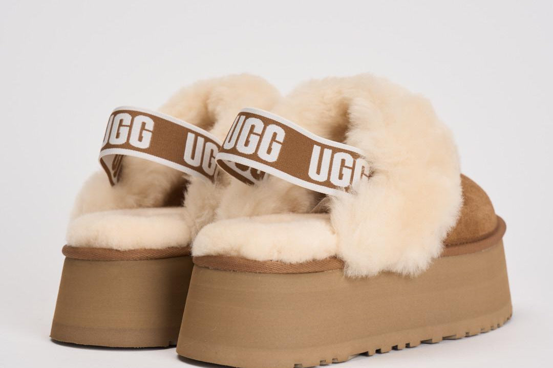 Ciabatta donna Funkette chestnut 1113474 CHESTNUT UGG 