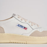 Sneakers uomo Medalist low in suede beige e marrone AULM LS15 AUTRY 