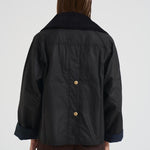 Giacca donna Catton Wax in cotone cerato verde LWX1333 BK71 BARBOUR 