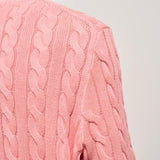 Maglia uomo a treccia rosa 710965867 004 RALPH LAUREN 