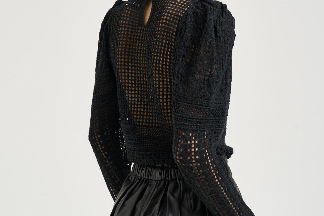 Maglione donna Dahara nero PU0841FA D1L08I01BK ISABEL MARANT 