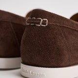 Mocassino uomo in suede marrone 803P09766 001 RALPH LAUREN 