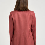 Blazer donna doppiopetto rosso mattone A01214D 01926124 PESERICO 