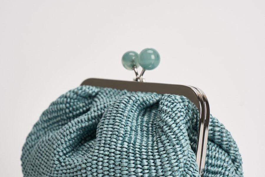 Clutch donna Pasticcino Bag small celeste PALMAS 001 MAX MARA 