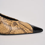 Slingback donna in pelle pitonata 1159843091 JOJOBA3091 ROTATE 