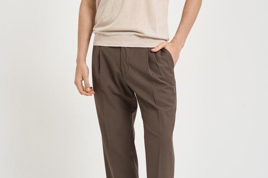Polo uomo corda in maglia leggera M060202 111 ACCADEMIE TESSILI 