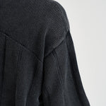 T-shirt uomo in maglia nera 100533 47VINTAGEGREY REPRESENT 