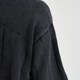 T-shirt uomo in maglia nera 100533 47VINTAGEGREY REPRESENT 