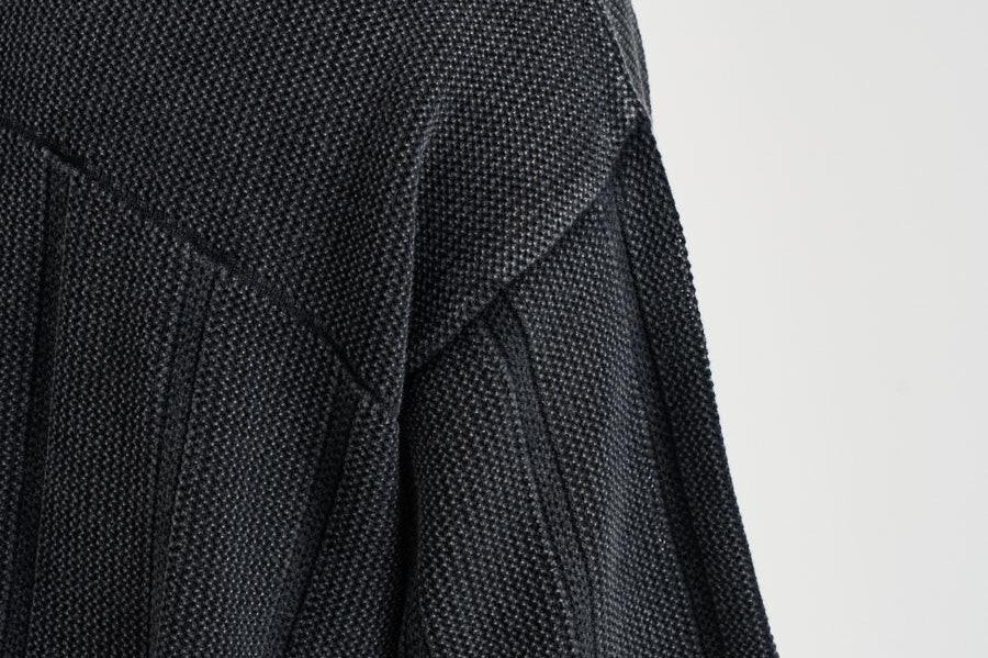 T-shirt uomo in maglia nera 100533 47VINTAGEGREY REPRESENT 