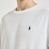 T-shirt uomo girocollo in spugna bianca 710A12492 003 RALPH LAUREN 