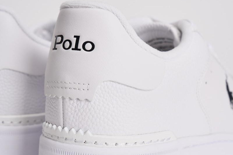 Sneakers uomo Masters Court bianche 809891791 009 RALPH LAUREN 