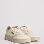 Sneakers donna Medalist panna, beige e bordeaux AULW NE10 AUTRY 