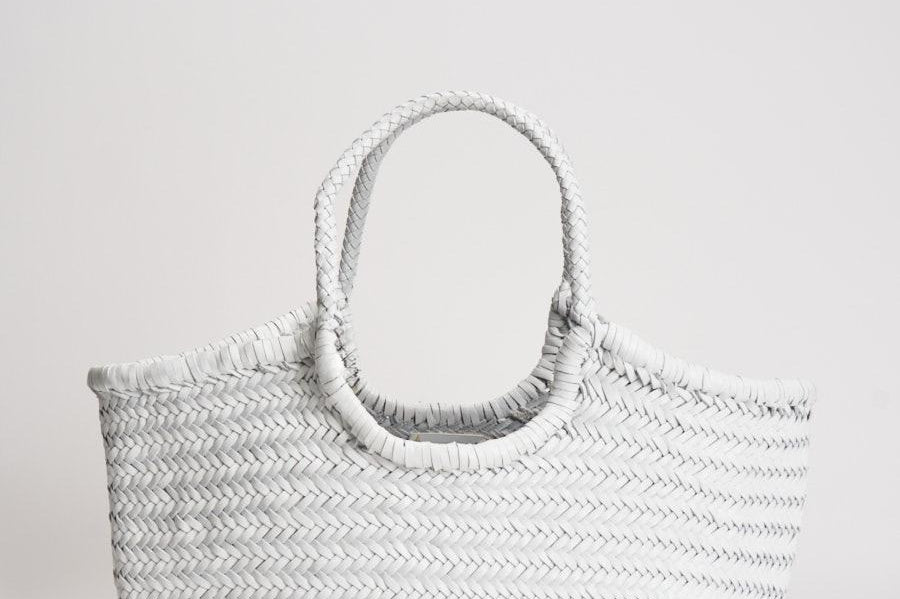 Borsa tote donna Nantucket bianca 8822 WHITE DRAGON DIFFUSION 