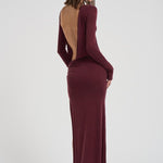 Abito lungo asimmetrico donna T180129A ROUGENOIR THE ANDAMANE 