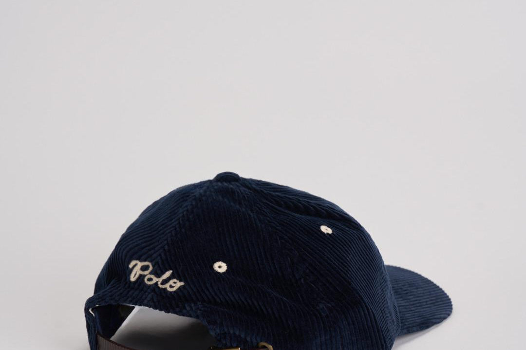 Cappello uomo baseball blu a costine NY 710979197 001 RALPH LAUREN 