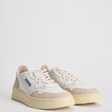 Sneakers donna medalist low in suede e bianca AULW LS33 AUTRY 