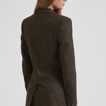 Giacca donna gessata Jevima marrone VE0538FC C3F01I50DZ ISABEL MARANT 