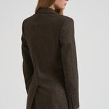 Giacca donna gessata Jevima marrone VE0538FC C3F01I50DZ ISABEL MARANT 