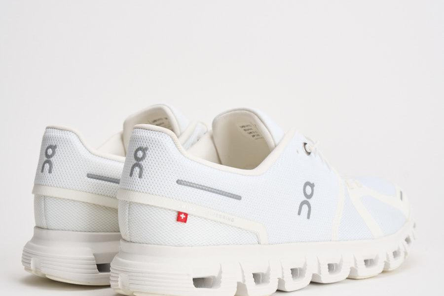 Sneakers uomo Cloud 6 bianche 3MF10071200 WHITEWHITE ON RUNNING 