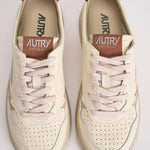 Sneakers donna Medalist panna, beige e bordeaux AULW NE10 AUTRY 