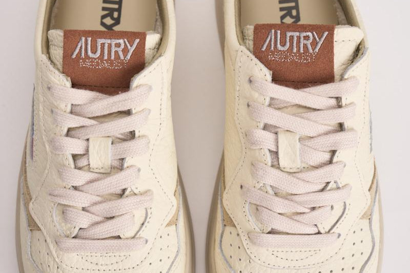 Sneakers donna Medalist panna, beige e bordeaux AULW NE10 AUTRY 