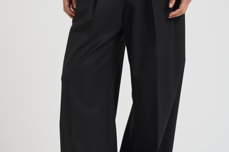 Pantalone donna wide leg nero D232492 LILIUXY013NERO P.a.r.o.s.h. 