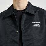 Giacca uomo in nylon nero JT183 PA014BL DROLE DE MONSIEUR 