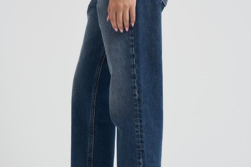 Jeans donna regular in denim scuro 452P515 07NAVYBLUE CYCLE 