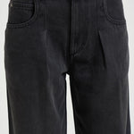 Jeans donna dritto in denim nero PA0554FA B1H07I02FK ISABEL MARANT 