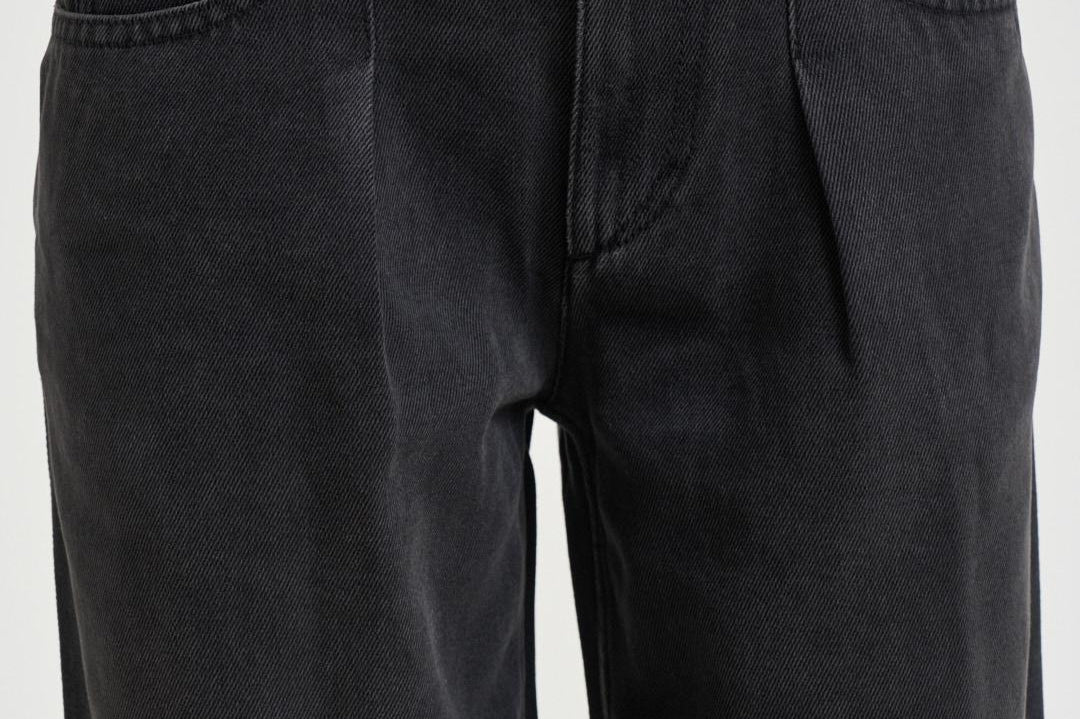 Jeans donna dritto in denim nero PA0554FA B1H07I02FK ISABEL MARANT 