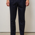 Pantalone uomo gamba dritta blu ARECHI 248978 SANTANIELLO 