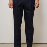 Pantalone uomo gamba dritta blu ARECHI 248978 SANTANIELLO 