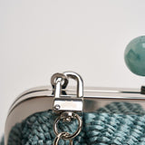 Clutch donna Pasticcino Bag small celeste PALMAS 001 MAX MARA 