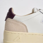 Sneakers donna medalist low in suede e bordeaux. AULW LS18 AUTRY 