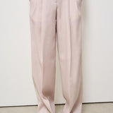 Pantalone donna wide leg rosa GWP01203 P00196525235 GOLDEN GOOSE 
