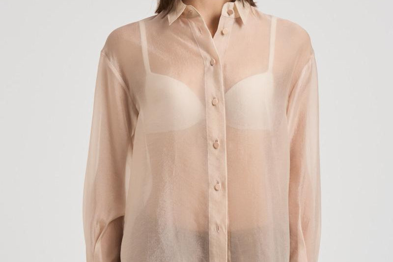 Camicia trasparente donna 14096 0265BOROTALCO FORTE FORTE 