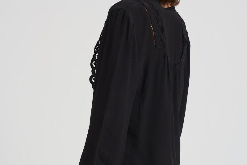 Blusa donna Filippa ricamo nera HT0661FA C3J11I01BK ISABEL MARANT 