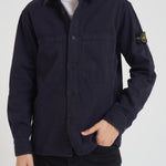 Camicia uomo in cotone blu notte 1200025 S0184V0126 STONE ISLAND 