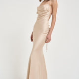 Abito donna lungo beige 16196 BEIGE ACTUALEE 