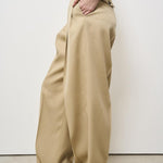 Pantalone donna wide-leg beige GWP01203 P00117015272 GOLDEN GOOSE 
