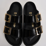 Sandali donna Arizona Droplet Buckle nero 1029353 BLACK BIRKENSTOCK 