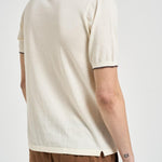 Polo uomo in maglia crema SLOANCONTRAST 10L MC2 SAINT BARTH 