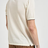 Polo uomo in maglia crema SLOANCONTRAST 10L MC2 SAINT BARTH 