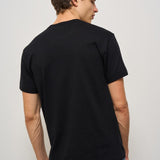 T-shirt uomo nera con cuore rosso AXT108 BLACK COMME DES GARCON PLAY 