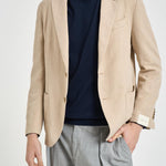 Giacca uomo monopetto beige 2837 651661 L.B.M. 