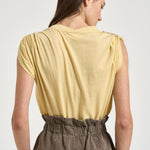 T-shirt donna Zelna giallo pastello TS0157FA D1N05E10BR MARANT ETOILE 